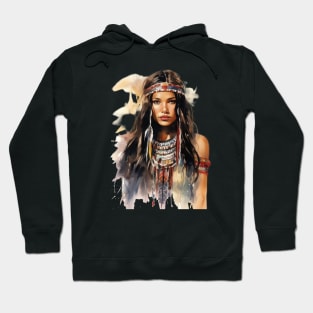 Native American Woman Heritage Indigenous Pride Native American Hoodie